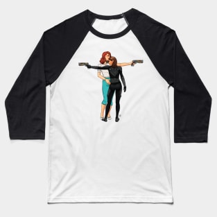 Once Upon a Wasteland Season Two: Beth & Odessa at the Ready Baseball T-Shirt